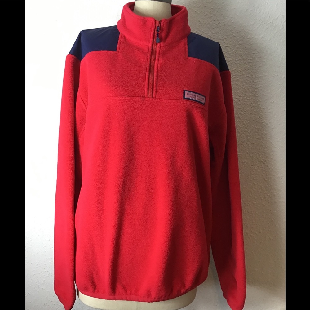 Vineyard vines pullover fleece sweatshirt large